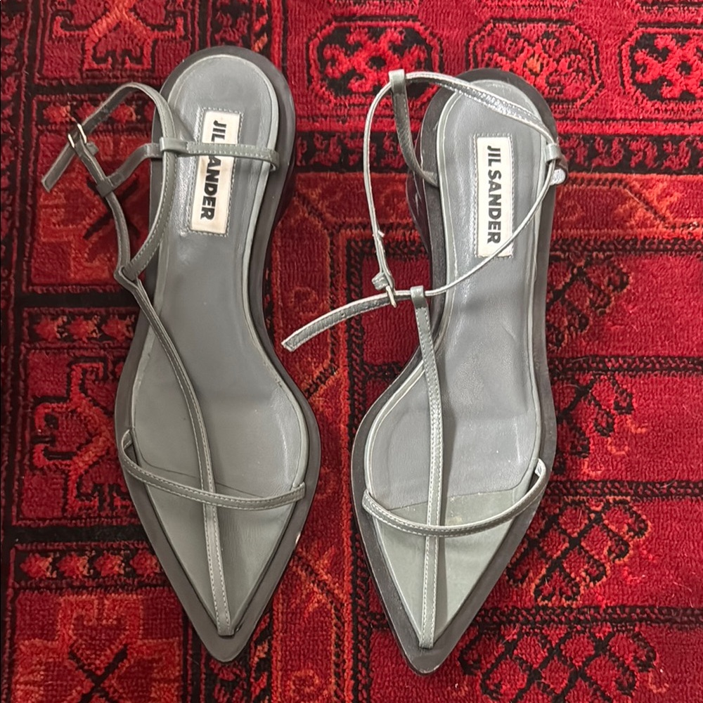 Jil Sander Gray Women's Sandals
